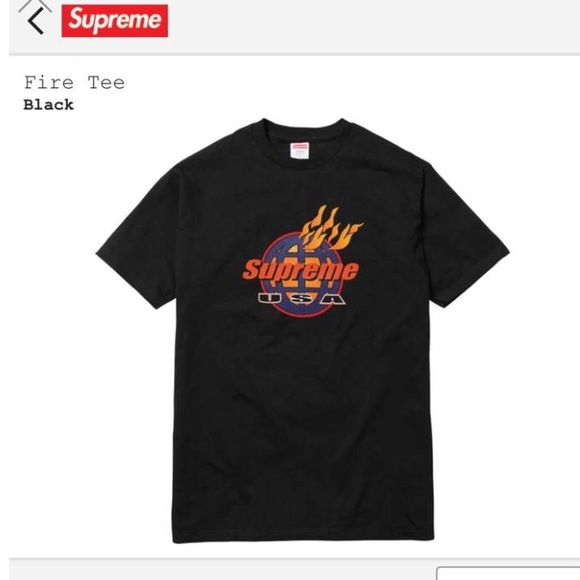 supreme fireball tee